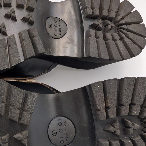 Gucci Cordovan Lux Horsebit Chunky Slide Shoes 39 / US 9 - Picture 12 of 12